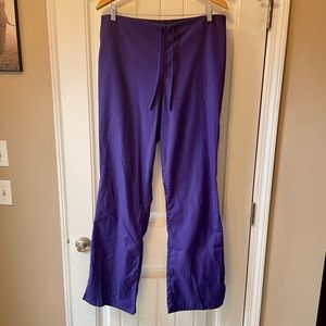 Cherokee Workwear Flare Leg Pants, Medium Tall in Grape